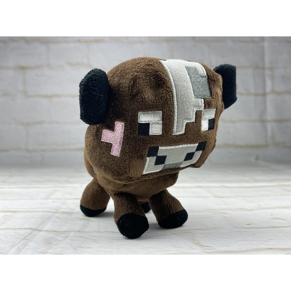 Mojang Minecraft Series 2 Overworld Baby Cow Plush Plushie 6" Stuffed Toy